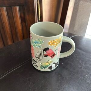 2017 Christmas Starbucks mug with mittens